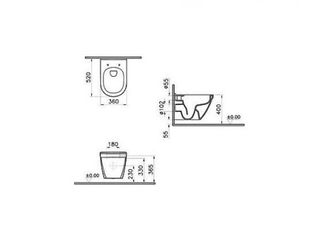 Комплект Инсталляции «Vitra» (9003B003-7201)