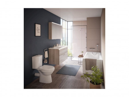 Напольный Унитаз-Биде «Norm» Fit 35,5x65 с Крышкой-Сиденьем Микролифт Термопласт (9844B099-7203)
