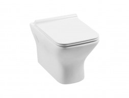 Подвесной Унитаз «Aquanet» Cube-W 37x54,5 Безободковый с Крышкой-Сиденьем Микролифт Slim (210761)