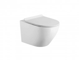 Подвесной Унитаз «Azario» 36x48,5 Безободковый с Крышкой-Сиденьем Микролифт Slim (AZ-2003)