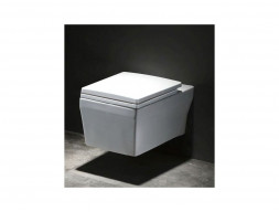 Подвесной Унитаз «Azario» 38x57 Безободковый с Крышкой-Сиденьем Микролифт (AZ-2133)