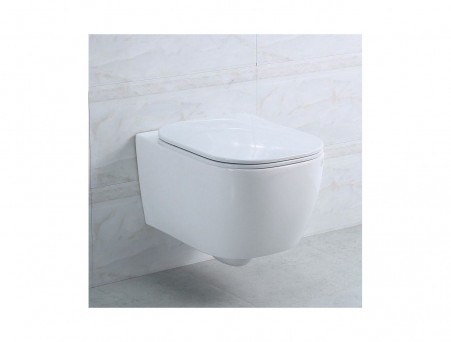 Подвесной Унитаз «BelBagno» Genova 37,5x52 Безободковый (BB1102CH)