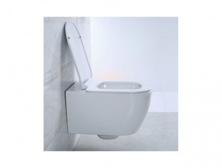 Подвесной Унитаз «BelBagno» Genova 37,5x52 Безободковый (BB1102CH)