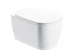 Подвесной Унитаз «BelBagno» Prado 36x52 Безободковый с Крышкой-Сиденьем Микролифт (BB10150CH+BB10150SC)