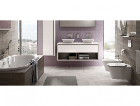 Подвесной Унитаз «Ideal Standard» Connect Air Aquablade 36x54 Безободковый с Крышкой-Сиденьем Микролифт Slim (E005401+E036601)