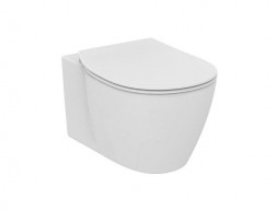 Подвесной Унитаз «Ideal Standard» Connect Aquablade 36,5x54 Безободковый с Крышкой-Сиденьем (E047901+E712801)