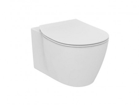 Подвесной Унитаз «Ideal Standard» Connect Aquablade 36,5x54 Безободковый с Крышкой-Сиденьем (E047901+E712801)