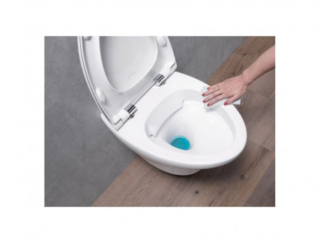 Подвесной Унитаз «Jacob Delafon» Nouvelle Vague 39x41 Безободковый с Крышкой-Сиденьем Микролифт (EDJ102-00+E20069-00)