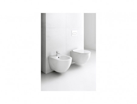 Подвесной Унитаз «Ravak» Uni Chrome 36x51 c Крышкой-Сиденьем Микролифт Slim (X01516+X01550)