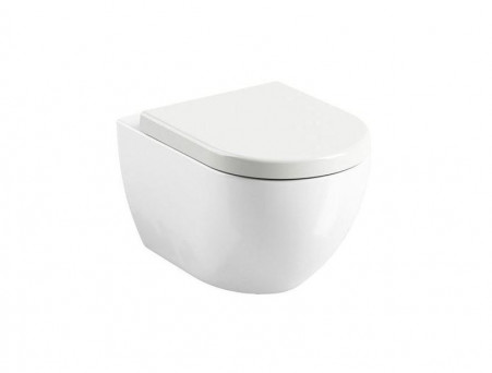 Подвесной Унитаз «Ravak» Uni Chrome RimOff 36x51 Безободковый c Крышкой-Сиденьем Микролифт (X01535+X01549)