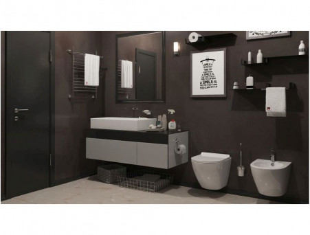 Подвесной Унитаз «Timo» Kulo ТК-403 37x48 Безободковый с Крышкой-Сиденьем Микролифт (TK-403)