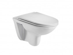 Подвесной Унитаз «WeltWasser» Baarbach 004 GL-WT 35x55 Белый Глянец Безободковый с Крышкой-Сиденьем Микролифт (10000003811)