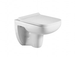 Подвесной Унитаз «WeltWasser» Kehlbach 004 GL-WT 35,5x53 Белый Глянец Безободковый с Крышкой-Сиденьем Микролифт Slim (10000003810)