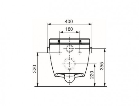 Подвесной Унитаз-Биде «Tece» One 40x54 Безободковый (9700200)