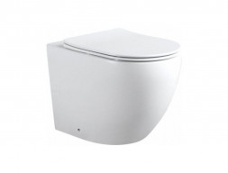 Приставной Унитаз «Aquanet» Cetus 2.0 F Безободковый с Крышкой-Сиденьем Микролифт Slim (243540)