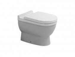 Приставной Унитаз «Duravit» Starck 3 37x56 с Крышкой-Сиденьем Микролифт (124090000+63890000)