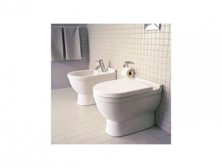 Приставной Унитаз «Duravit» Starck 3 37x56 с Крышкой-Сиденьем Микролифт (124090000+63890000)