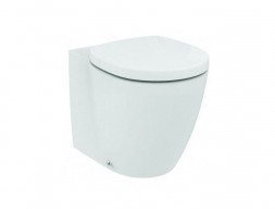 Приставной Унитаз «Ideal Standard» Connect Aquablade 36,5x55 Безободковый с Крышкой-Сиденьем (E052401+E712801)