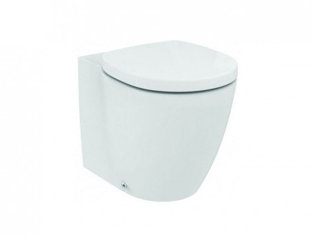 Приставной Унитаз «Ideal Standard» Connect Aquablade 36,5x55 Безободковый с Крышкой-Сиденьем (E052401+E712801)