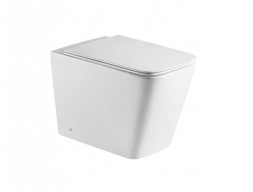 Приставной Унитаз «WeltWasser» Gelbach 002 GL-WT 35,5x60 Белый Глянец Безободковый с Крышкой-Сиденьем Микролифт Slim (10000003664)