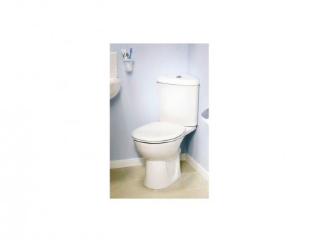 Унитаз-Компакт угловой «Vitra» Arkitekt 37,5x76 с Крышкой-Сиденьем (9754B003-7200)