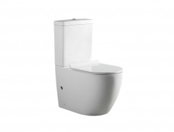 Унитаз-Компакт «Aquanet» Cetus BL-102N-TPT Безободковый с Крышкой-Сиденьем Микролифт Slim (203342+203343)