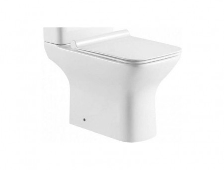 Унитаз-Компакт «Aquanet» Cube 38x64,5 Безободковый с Крышкой-Сиденьем Микролифт Slim (240208+240209)