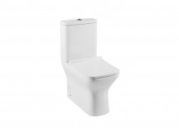 Унитаз-Компакт «Aquanet» Cube-C-1 CL-12248B Безободковый с Крышкой-Сиденьем Микролифт Slim (210759+210760)