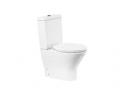 Унитаз-Компакт «BelBagno» Acqua 37x65,5 Безободковый с Крышкой-Сиденьем Микролифт (BB340CPR+BB340T+BB2020-1SC)