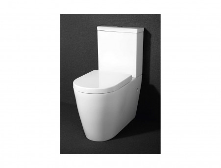 Унитаз-Компакт «BelBagno» Marino 37,5x66 Безободковый с Крышкой-Сиденьем Микролифт (BB105CPR+BB105SC+BB105T)