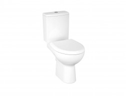 Унитаз-Компакт «Cersanit» Nature Clean On 37x66 Безободковый с Крышкой-Сиденьем Микролифт (S-KO-NTR011-3/5-COn-DL-w)