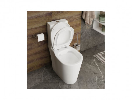 Унитаз-Компакт «Iddis» Calipso 36,8x63 Безободковый с Крышкой-Сиденьем Микролифт (CALRDSEi24)