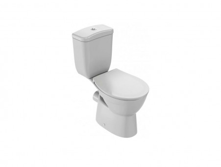 Унитаз-Компакт «Jacob Delafon» Patio 35,6x64,5 Безободковый (UJV102-00+ETB212-00)