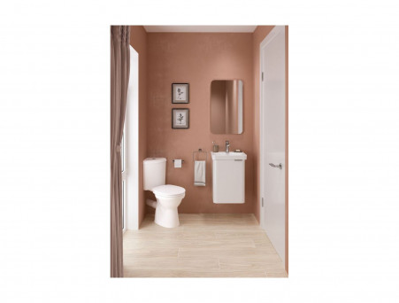 Унитаз-Компакт «Norm» Wenkel 37,5x77 с Крышкой-Сиденьем Микролифт Термопласт угловой (9854B099-7200)