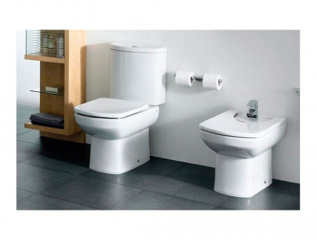 Унитаз-Компакт «Roca» Dama Senso Compacto 40,5x60 с Крышкой-Сиденьем Микролифт (342518000+(аналог 801512004) ZRU9000041+34151B000)