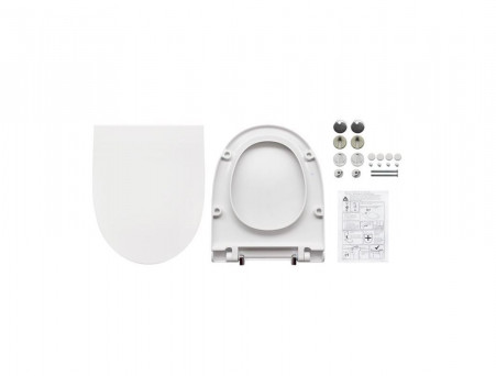 Унитаз-Компакт «Sanita» Марс 34,2x64 Безободковый с Крышкой-Сиденьем Микролифт, Комфорт (MRSSACC01030413R)