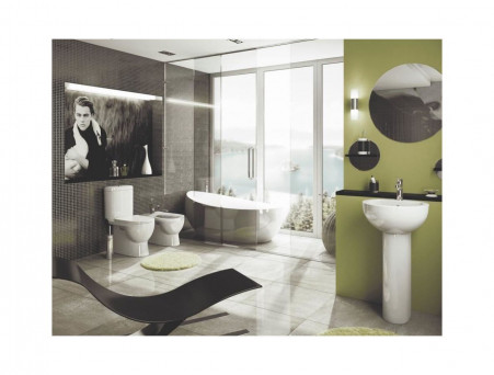 Унитаз-Компакт «Sanita Luxe» Art 34,5x63 с Крышкой-Сиденьем Микролифт (ARTSLCC01040622)