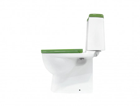 Унитаз-Компакт «Sanita Luxe» Best Color Green 34,5x62 с Крышкой-Сиденьем Микролифт (BSTSLCC09130522)