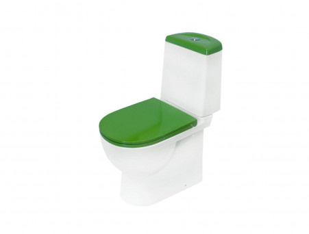 Унитаз-Компакт «Sanita Luxe» Best Color Green 34,5x62 с Крышкой-Сиденьем Микролифт (BSTSLCC09130522)