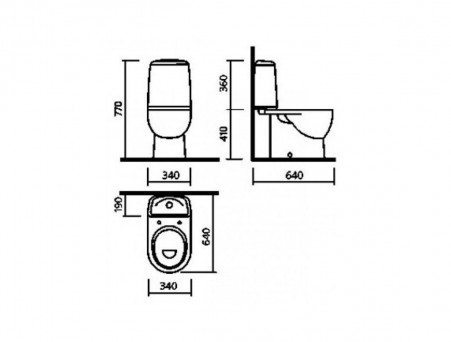 Унитаз-Компакт «Sanita Luxe» Best Color Motion Red 34x64 с Крышкой-Сиденьем Микролифт (BSTSLCC07110522)