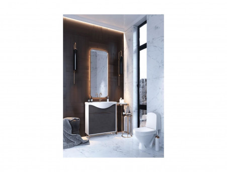 Унитаз-Компакт «Sanita Luxe» Classic 34,5x59 с Крышкой-Сиденьем Дюропласт Микролифт (CSCSLCC01040611)