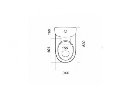 Унитаз-Компакт «Sanita Luxe» Fest 34,4x63 с Крышкой-Сиденьем Микролифт (FSTSLCC01040622)