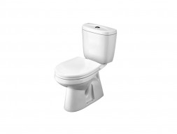 Унитаз-Компакт «Santek» Анимо 38x62,5 Вертикальный Выпуск с Крышкой-Сиденьем Микролифт Дюропласт (1.WH30.2.136)