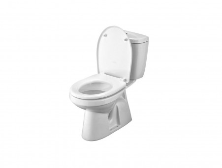 Унитаз-Компакт «Santek» Анимо 38x62,5 Вертикальный Выпуск с Крышкой-Сиденьем Микролифт Дюропласт (1.WH30.2.136)