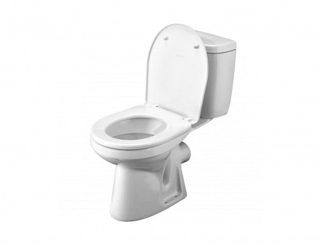 Унитаз-Компакт «Santek» Анимо 38x63,5 Вертикальный Выпуск с Крышкой-Сиденьем (1.WH11.0.035)