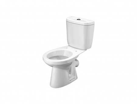 Унитаз-Компакт «Santek» Анимо 38x63,5, Косой Выпуск с Крышкой-Сиденьем Дюропласт (1.WH30.2.134)