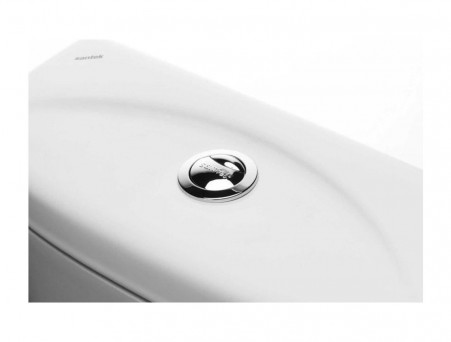 Унитаз-Компакт «Santek» Анимо 38x63,5, Косой Выпуск с Крышкой-Сиденьем Микролифт Дюропласт (1.WH30.2.137)