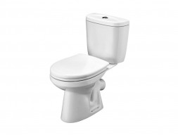 Унитаз-Компакт «Santek» Анимо 38x63,5, Косой Выпуск с Крышкой-Сиденьем полипропилен (1.WH11.0.032)