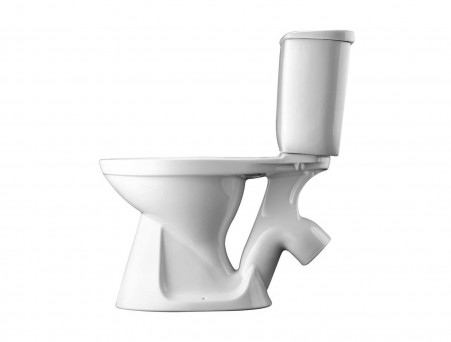 Унитаз-Компакт «Santek» Бриз 39,4x66 с Крышкой-Сиденьем Дюропласт (1.WH30.2.138)