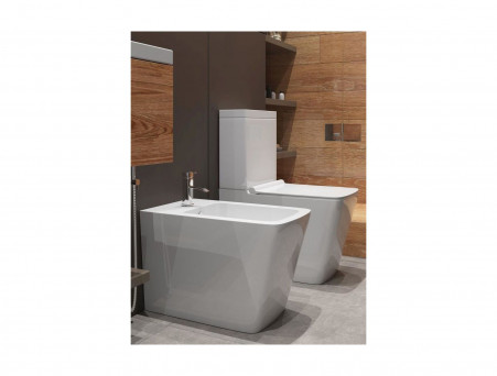 Унитаз-Компакт «Timo» Soli ТК-301 35,5x69 Безободковый с Крышкой-Сиденьем Микролифт (TK-301)